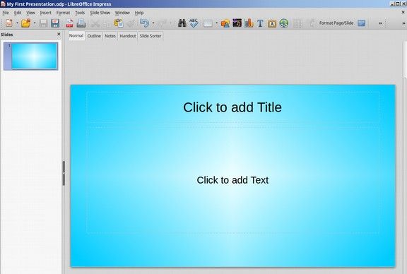 Create Your First Presentation Using LibreOffice Impress 